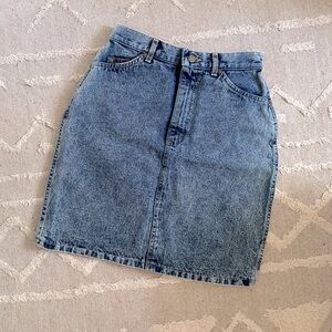 Vintage Lee Denim Mini Skirt